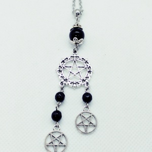 Pentagram amulett  - Védelem és egység, Ékszer, Nyaklánc, Medálos nyaklánc, Ékszerkészítés, MESKA