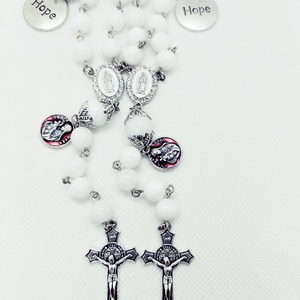 HitRemény Szent Rita rózsafüzér - jáde - otthon & életmód - vallás - lánc & füzér - Meska.hu