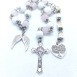 Rózsafüzér névvel, monogrammal  - Meska.hu