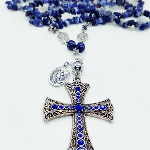 Mihály arkangyal amulett - szodalit - Meska.hu