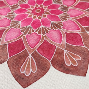 Mandala - művészet - festmény - akvarell - Meska.hu