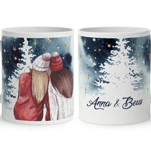 Kérd a neveddel - Barátnős pillanat mintás bögre, Otthon & Életmód, Konyhafelszerelés, tálalás, Tálalás, Bögre & Csésze, , MESKA