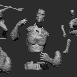 Kratos - God of War - művészet - makett, modell - Meska.hu