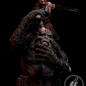 Kratos - God of War, Művészet, Makett, modell, Festett tárgyak, Mindenmás, MESKA