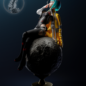 Lucy - Cyberpunk Edgerunners, Művészet, Makett, modell, Festett tárgyak, Mindenmás, MESKA