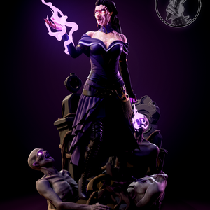 Liliana Vess - Baldur's gate 3, Művészet, Makett, modell, Festett tárgyak, Mindenmás, MESKA