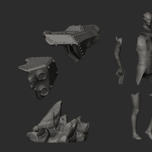 Thane Krios - Mass effect - művészet - makett, modell - Meska.hu