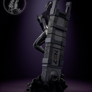 Kasumi - Mass Effect - művészet - makett, modell - Meska.hu