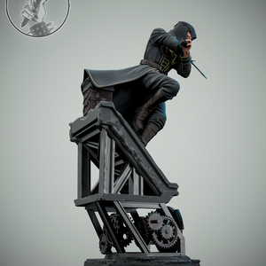 Corvo Attano - Dishonored - művészet - makett, modell - Meska.hu