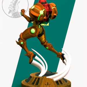 Samus - Metroid - művészet - makett, modell - Meska.hu