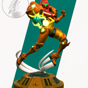 Samus - Metroid, Művészet, Makett, modell, Festett tárgyak, Mindenmás, MESKA