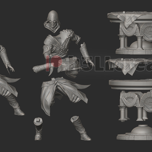 Ezio - Assasin's Creed - művészet - makett, modell - Meska.hu