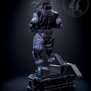 Solid Snake - Metal Gear Solid - művészet - makett, modell - Meska.hu