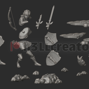 Link - Legend of Zelda - művészet - makett, modell - Meska.hu