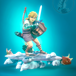 Link - Legend of Zelda, Művészet, Makett, modell, Festett tárgyak, Mindenmás, MESKA