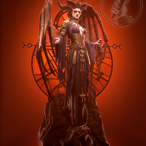 Lilith - Diablo 4, Művészet, Makett, modell, Festett tárgyak, Mindenmás, MESKA