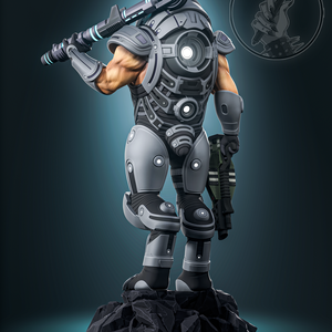Grunt - Mass Effect - művészet - makett, modell - Meska.hu