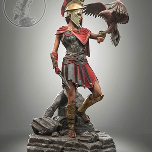 Kassandra - Assassin's Creed Odyssey, Művészet, Makett, modell, Festett tárgyak, Mindenmás, MESKA