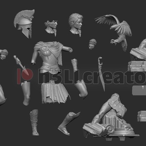 Kassandra - Assassin's Creed Odyssey - művészet - makett, modell - Meska.hu
