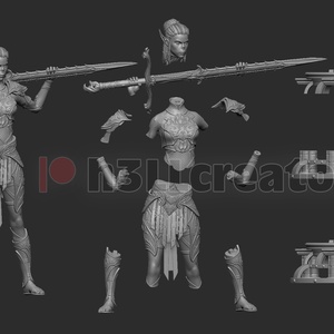 Lae'zel - Baldur's gate 3 - művészet - makett, modell - Meska.hu