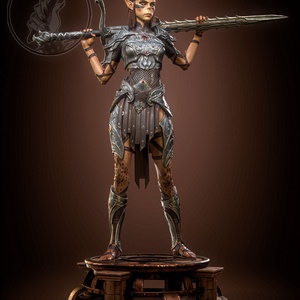 Lae'zel - Baldur's gate 3, Művészet, Makett, modell, Festett tárgyak, Mindenmás, MESKA