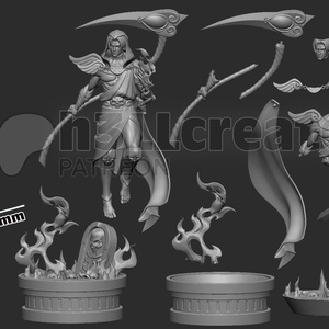 Thanatos - Hades 3 - művészet - makett, modell - Meska.hu