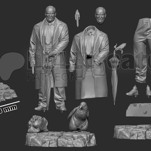 Penguin - Batman - művészet - makett, modell - Meska.hu