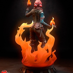 Triss Merigold - The Witcher - művészet - makett, modell - Meska.hu