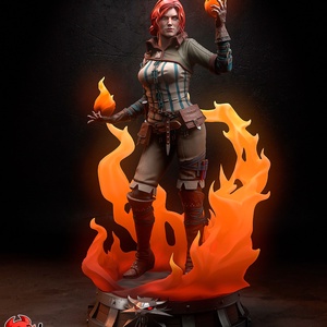 Triss Merigold - The Witcher, Művészet, Makett, modell, Festett tárgyak, Mindenmás, MESKA