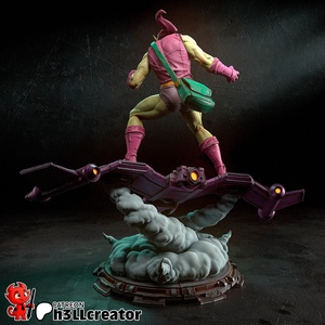 Green Goblin - Spiderman - művészet - makett, modell - Meska.hu