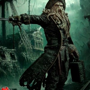 Davy Jones - Pirates of the Caribbean, Művészet, Makett, modell, Festett tárgyak, Mindenmás, MESKA