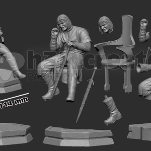 Boromir - The Lord of the Rings - művészet - makett, modell - Meska.hu