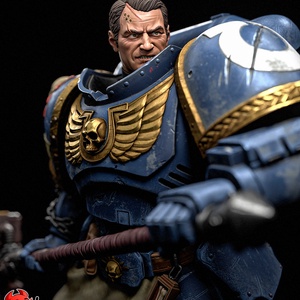 Titus - Warhammer 40k Space Marine 2 - művészet - makett, modell - Meska.hu