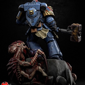 Titus - Warhammer 40k Space Marine 2 - művészet - makett, modell - Meska.hu