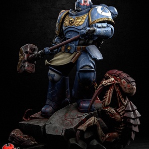 Titus - Warhammer 40k Space Marine 2, Művészet, Makett, modell, Festett tárgyak, Mindenmás, MESKA
