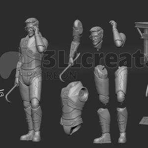 Gordon Freeman - Half Life 2 - művészet - makett, modell - Meska.hu