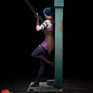 Caitlyn - League of Legends Arcane - művészet - makett, modell - Meska.hu