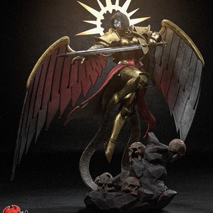 Saint Celestine - Warhammer 40k - művészet - makett, modell - Meska.hu