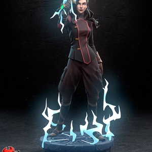 Asami Sato - Legend of Korra, Művészet, Makett, modell, Festett tárgyak, Mindenmás, MESKA