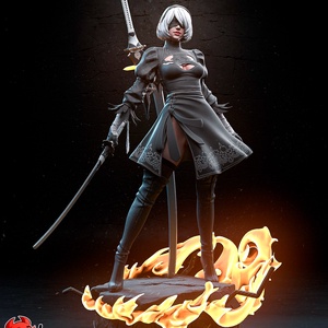 2B - NierAutomata, Művészet, Makett, modell, Festett tárgyak, Mindenmás, MESKA