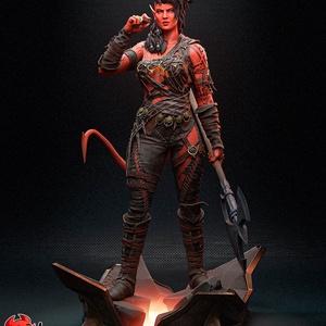Karlach - Baldur's Gate 3, Művészet, Makett, modell, Festett tárgyak, Mindenmás, MESKA