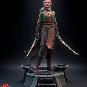 Jaheira - Baldur's Gate 3, Művészet, Makett, modell, Festett tárgyak, Mindenmás, MESKA