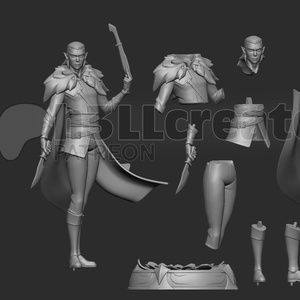 Vax'ilda - Legend of Vox Machina - művészet - makett, modell - Meska.hu