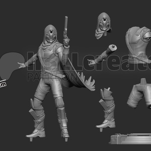Cayde-6 - Destiny - művészet - makett, modell - Meska.hu
