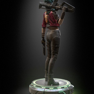 Rogue Amendiares - Cyberpunk 2077 - művészet - makett, modell - Meska.hu