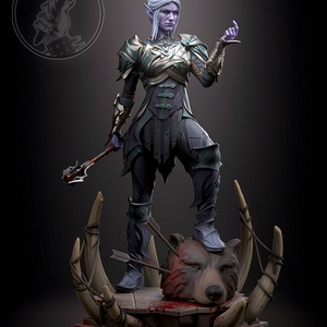 Minthara - Baldur's gate 3, Művészet, Makett, modell, Festett tárgyak, Mindenmás, MESKA