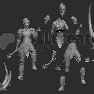 Minthara - Baldur's gate 3 - művészet - makett, modell - Meska.hu