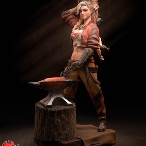 Gemma - Monster Hunter, Művészet, Makett, modell, Festett tárgyak, Mindenmás, MESKA