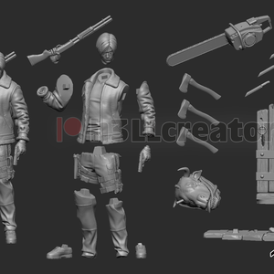 Leon S. Kennedy - Resident Evil - művészet - makett, modell - Meska.hu