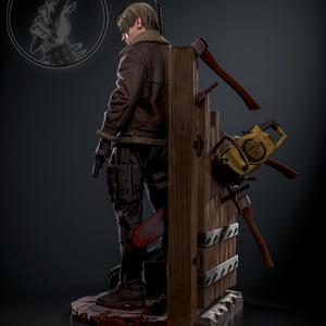 Leon S. Kennedy - Resident Evil - művészet - makett, modell - Meska.hu